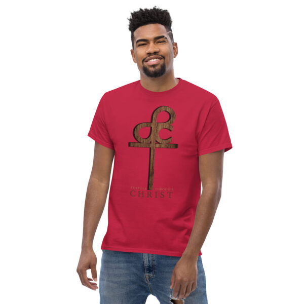 Men’s Purpose Through Christ T-shirt & Outside Logo Tag - Image 25