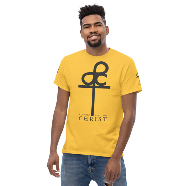 Men's Purpose Through Christ T-shirts & Logo on Right and Left Sleeves - Image 84