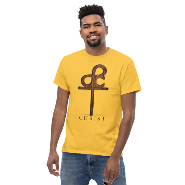 Men’s Purpose Through Christ T-shirt & Outside Logo Tag - Image 103
