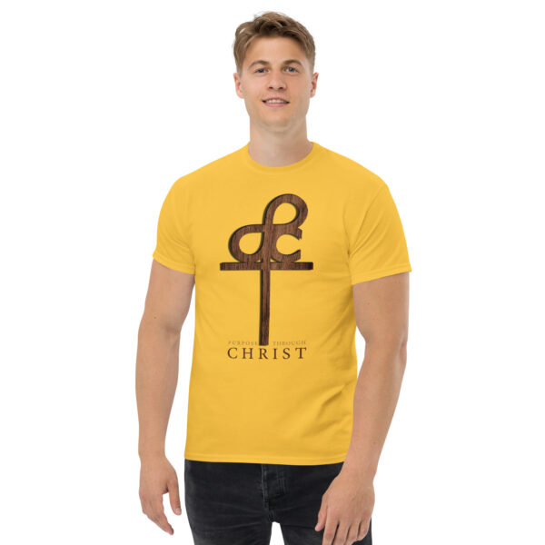 Men’s Purpose Through Christ T-shirt & Outside Logo Tag - Image 101