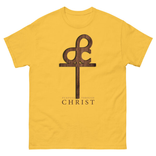 Men’s Purpose Through Christ T-shirt & Outside Logo Tag - Image 144