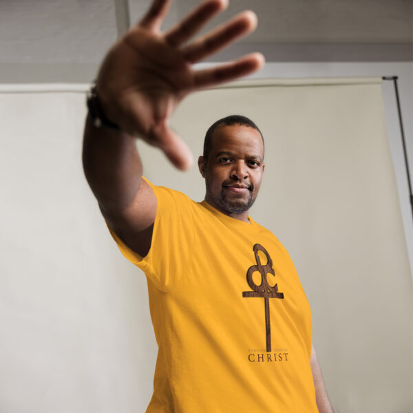 Men’s Purpose Through Christ T-shirt & Outside Logo Tag - Image 78