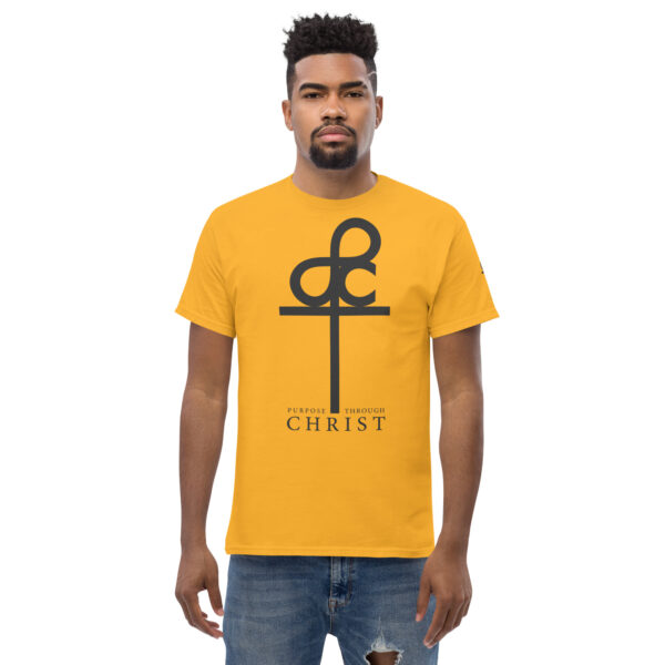 Men's Purpose Through Christ T-shirts & Logo on Right and Left Sleeves - Image 81