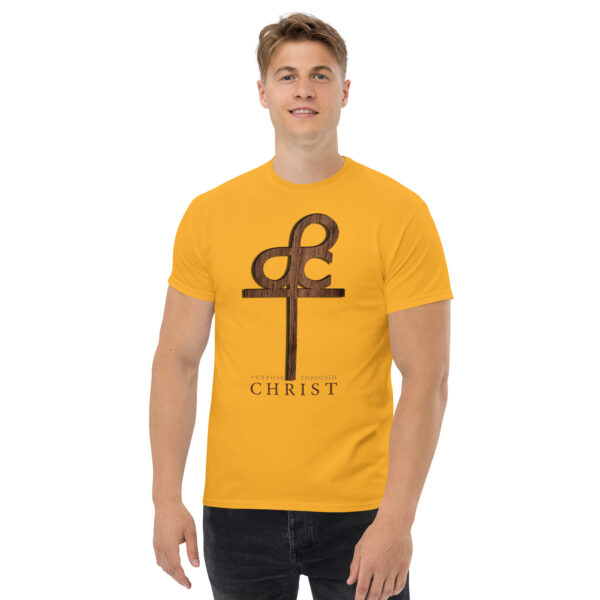 Men’s Purpose Through Christ T-shirt & Outside Logo Tag - Image 82