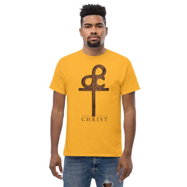 Men’s Purpose Through Christ T-shirt & Outside Logo Tag - Image 83