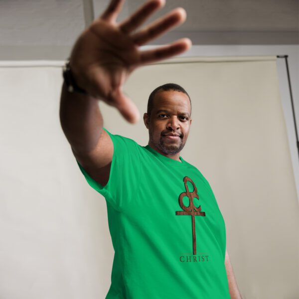 Men’s Purpose Through Christ T-shirt & Outside Logo Tag - Image 71