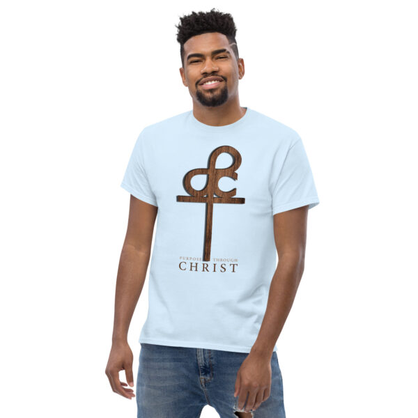 Men’s Purpose Through Christ T-shirt & Outside Logo Tag - Image 111
