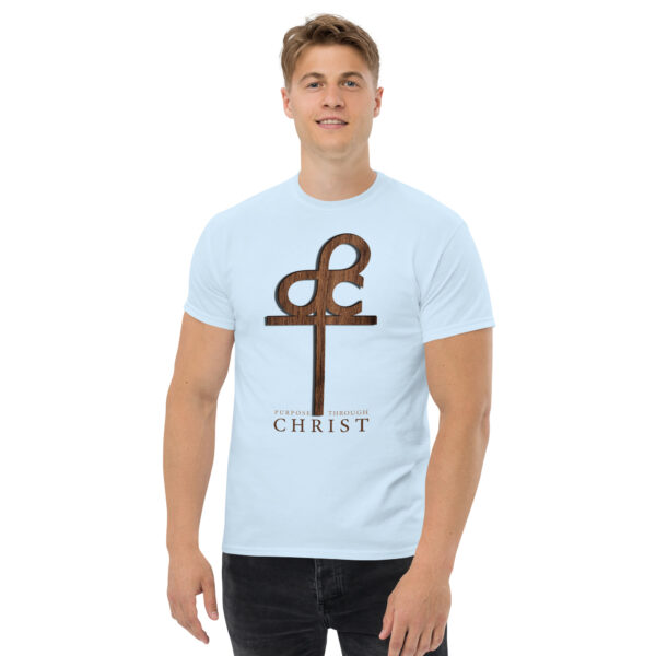 Men’s Purpose Through Christ T-shirt & Outside Logo Tag - Image 110