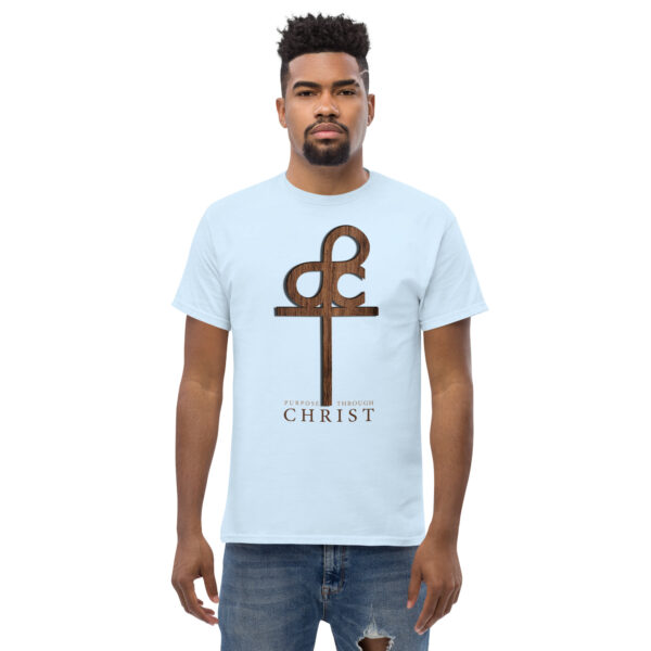 Men’s Purpose Through Christ T-shirt & Outside Logo Tag - Image 112