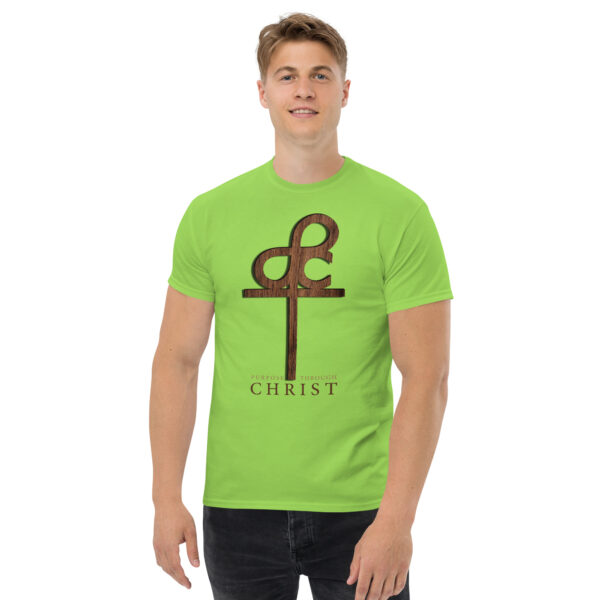 Men’s Purpose Through Christ T-shirt & Outside Logo Tag - Image 93
