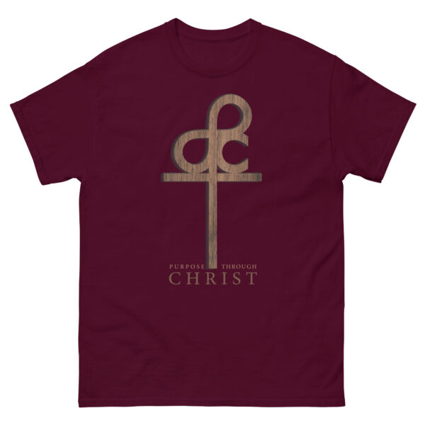 Men’s Purpose Through Christ T-shirt & Outside Logo Tag - Image 124