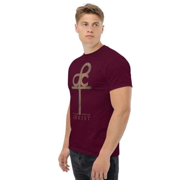 Men’s Purpose Through Christ T-shirt & Outside Logo Tag - Image 3