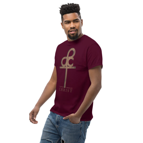 Men’s Purpose Through Christ T-shirt & Outside Logo Tag - Image 5
