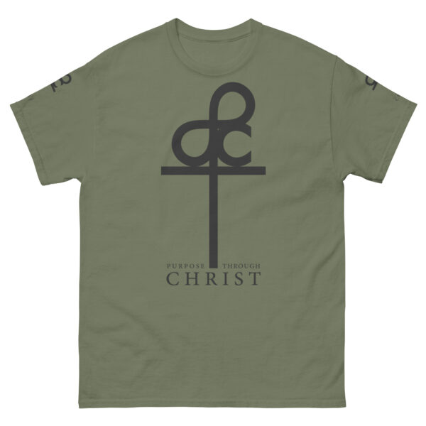 Men's Purpose Through Christ T-shirts & Logo on Right and Left Sleeves - Image 110
