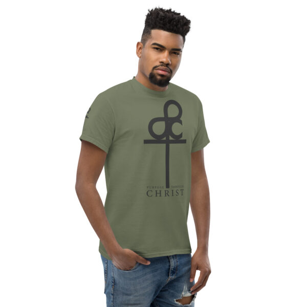 Men's Purpose Through Christ T-shirts & Logo on Right and Left Sleeves - Image 36