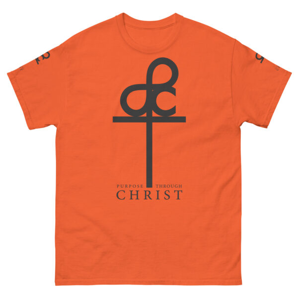 Men's Purpose Through Christ T-shirts & Logo on Right and Left Sleeves - Image 111