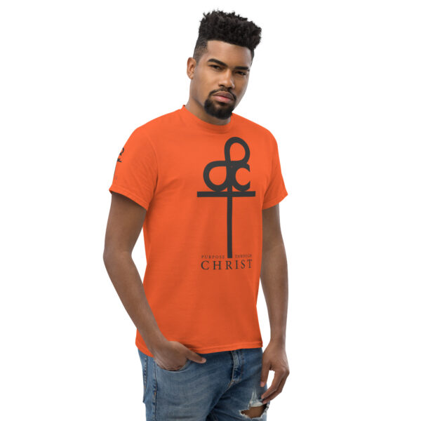 Men's Purpose Through Christ T-shirts & Logo on Right and Left Sleeves - Image 42