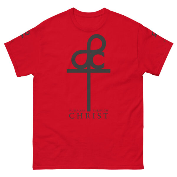 Men's Purpose Through Christ T-shirts & Logo on Right and Left Sleeves - Image 106