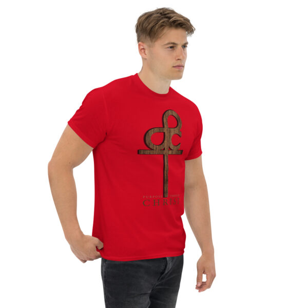 Men’s Purpose Through Christ T-shirt & Outside Logo Tag - Image 10