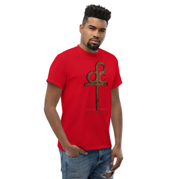 Men’s Purpose Through Christ T-shirt & Outside Logo Tag - Image 12