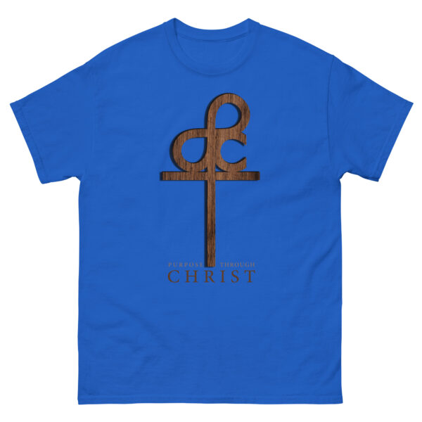 Men’s Purpose Through Christ T-shirt & Outside Logo Tag - Image 130