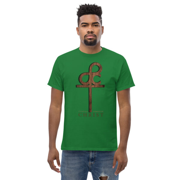 Men’s Purpose Through Christ T-shirt & Outside Logo Tag - Image 45