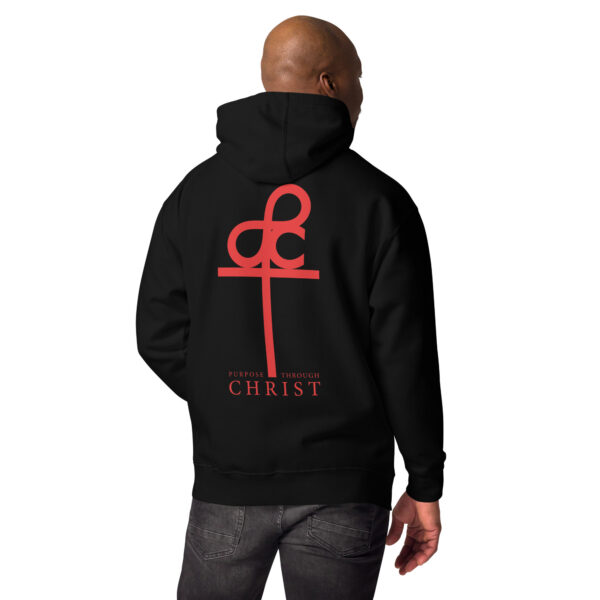 Men's Purpose Through Christ Hoodie & Logo On Back - Image 2