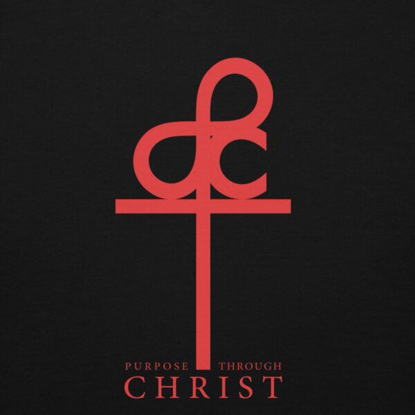 Men's Purpose Through Christ Hoodie & Logo On Back - Image 6
