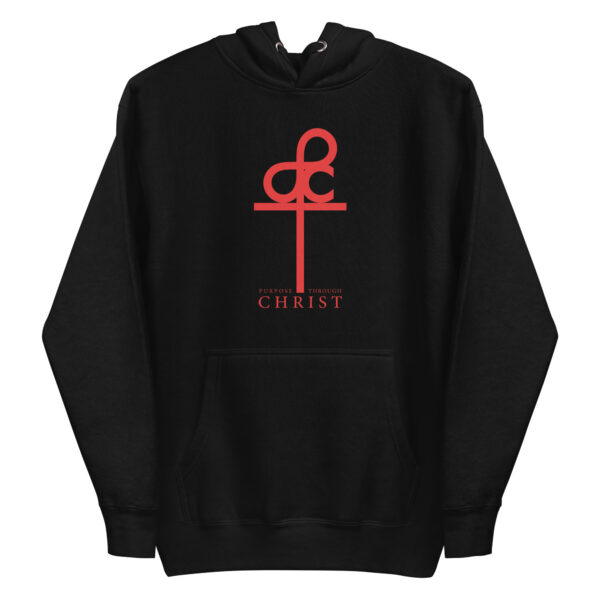 Men's Purpose Through Christ Hoodie & Logo On Back - Image 8
