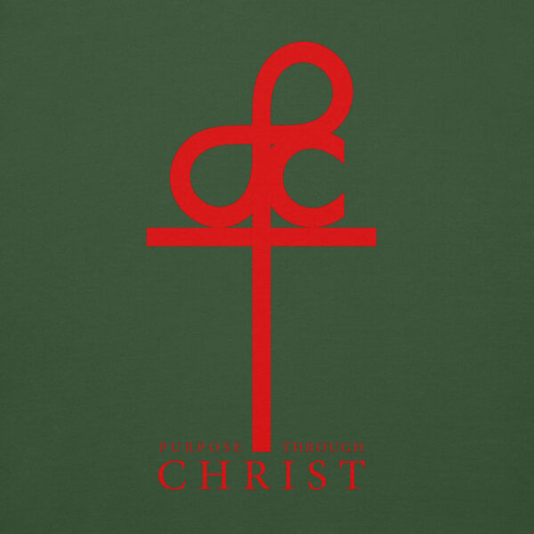Men's Purpose Through Christ Hoodie & Logo On Back - Image 36