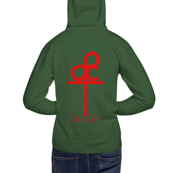 Men's Purpose Through Christ Hoodie & Logo On Back - Image 40