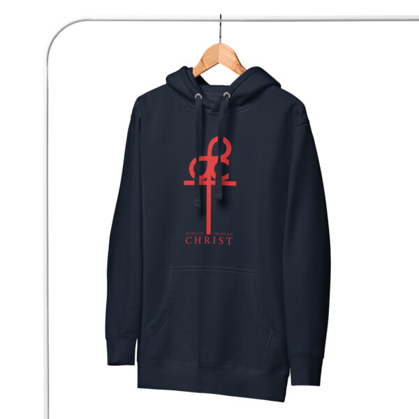 Men's Purpose Through Christ Hoodie & Logo On Back - Image 15