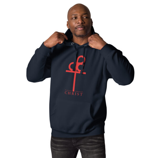Men's Purpose Through Christ Hoodie & Logo On Back - Image 16