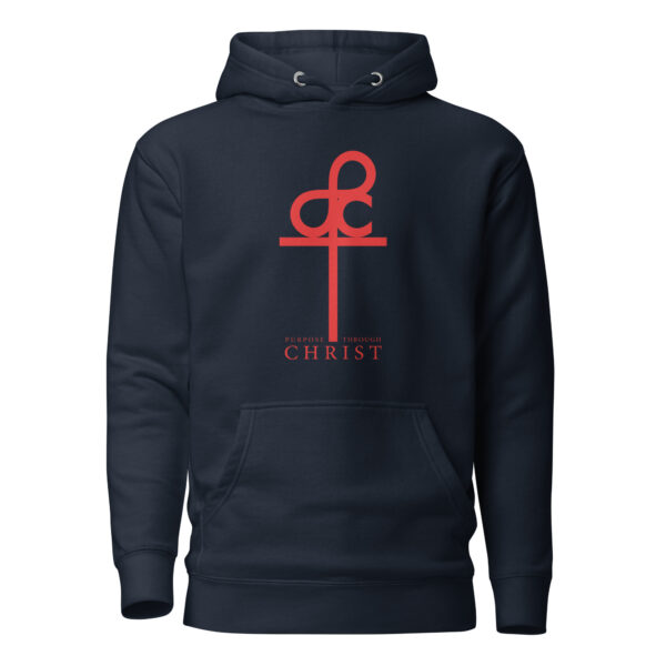 Men's Purpose Through Christ Hoodie & Logo On Back - Image 18