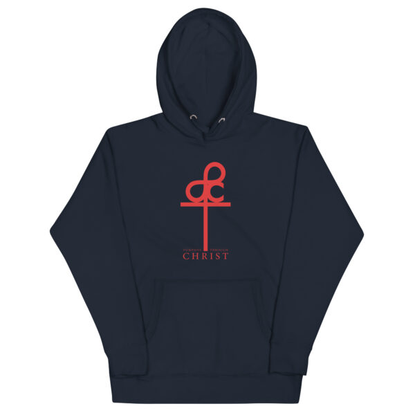Men's Purpose Through Christ Hoodie & Logo On Back - Image 20