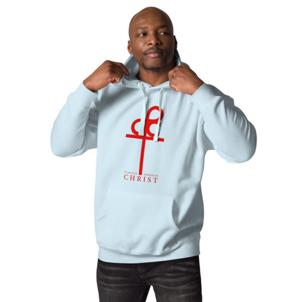 Men's Purpose Through Christ Hoodie & Logo On Back - Image 45