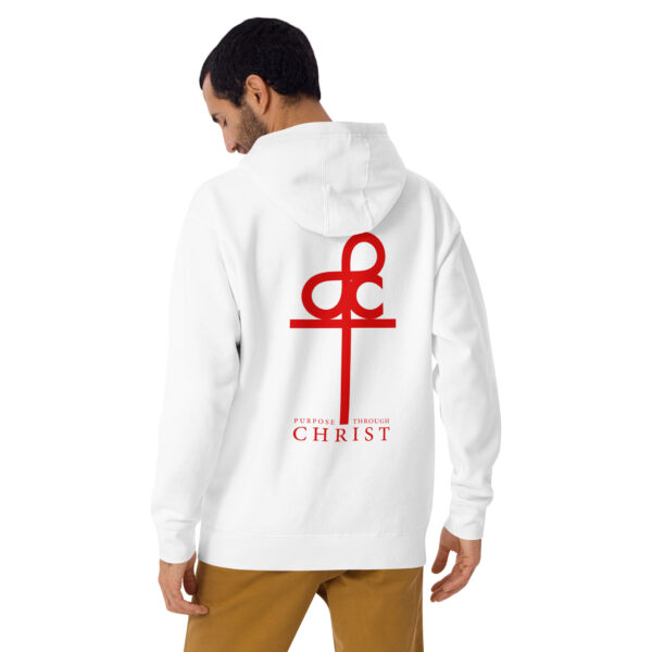 Men's Purpose Through Christ Hoodie & Logo On Back - Image 64