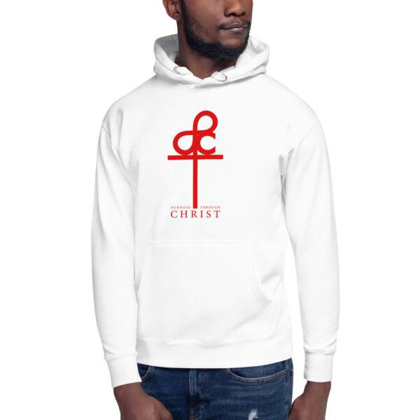 Men's Purpose Through Christ Hoodie & Logo On Back - Image 57