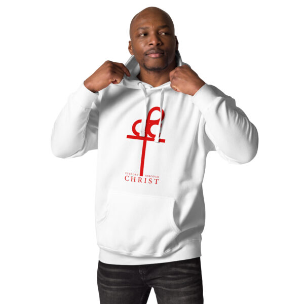 Men's Purpose Through Christ Hoodie & Logo On Back - Image 59