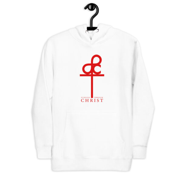 Men's Purpose Through Christ Hoodie & Logo On Back - Image 68