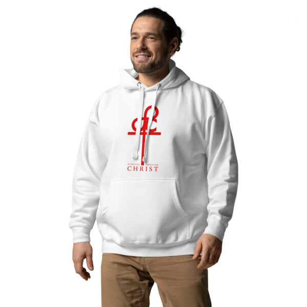 Men's Purpose Through Christ Hoodie & Logo On Back - Image 79