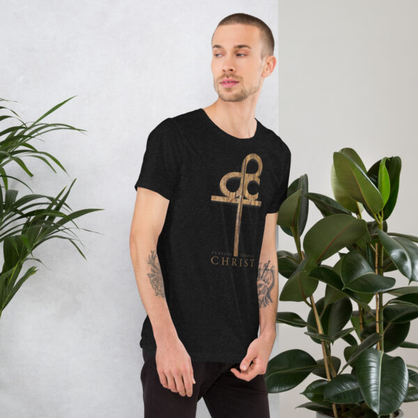 Men’s Purpose Through Christ T-shirt & Outside Logo Tag - Image 3