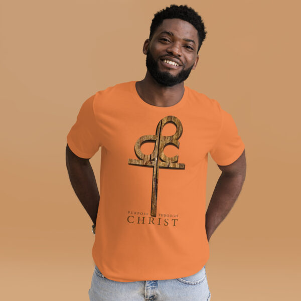 Men’s Purpose Through Christ T-shirt & Outside Logo Tag - Image 71