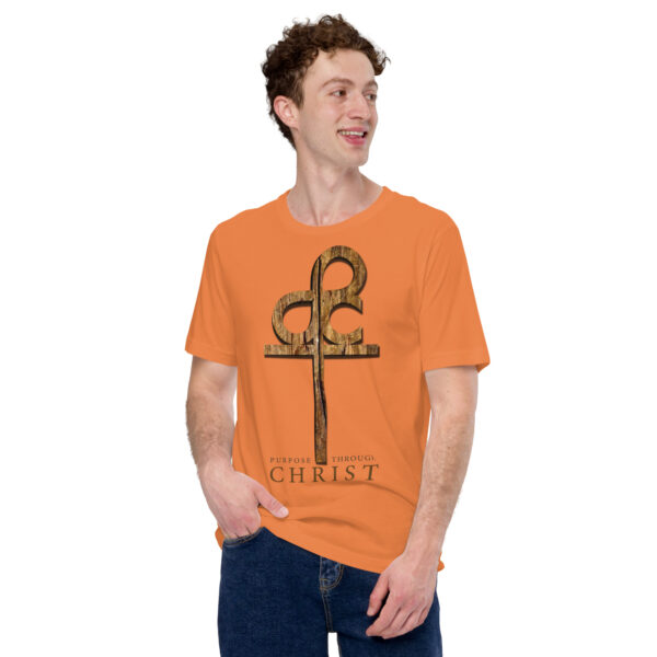 Men’s Purpose Through Christ T-shirt & Outside Logo Tag - Image 72