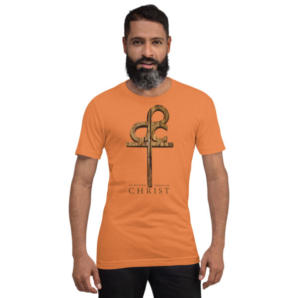 Men’s Purpose Through Christ T-shirt & Outside Logo Tag - Image 73