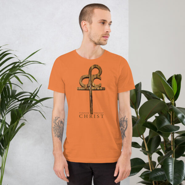 Men’s Purpose Through Christ T-shirt & Outside Logo Tag - Image 74