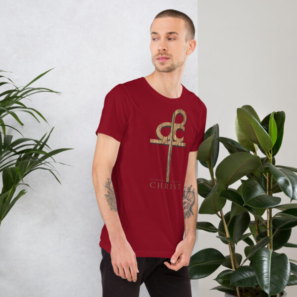 Men’s Purpose Through Christ T-shirt & Outside Logo Tag - Image 11
