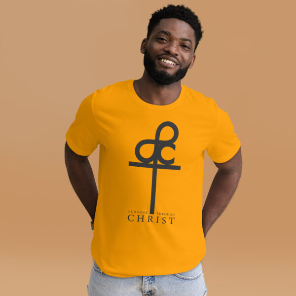 Men's Purpose Through Christ T-shirt & Outside Logo Tag - Image 135