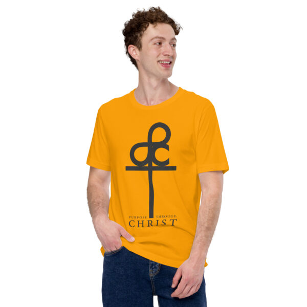 Men's Purpose Through Christ T-shirt & Outside Logo Tag - Image 136