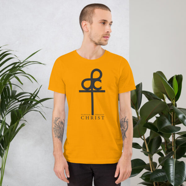 Men's Purpose Through Christ T-shirt & Outside Logo Tag - Image 139